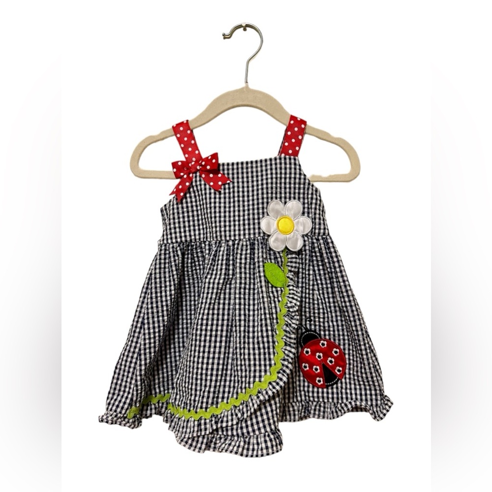 Rare Editions Baby Girl Ladybug Dress | size 6-9m
